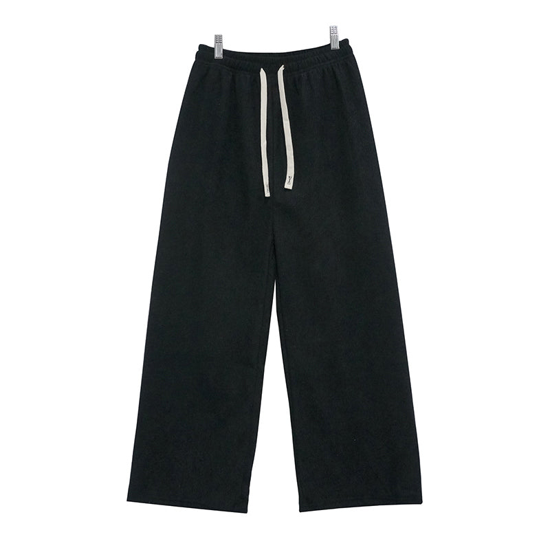 Velvet Wide Leg High Waist Trousers XD21