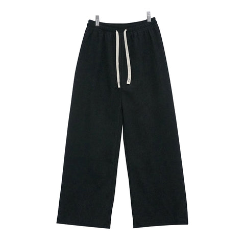 Velvet Wide Leg High Waist Trousers XD21