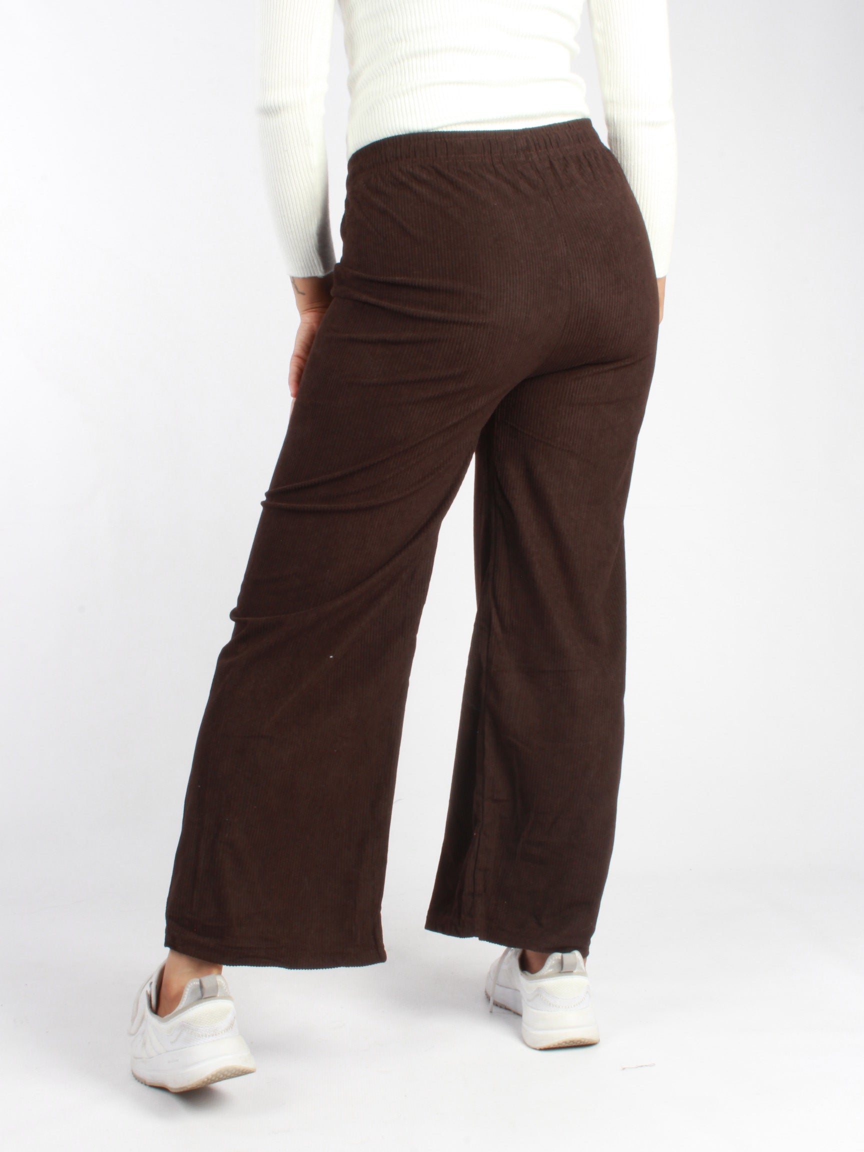 Velvet Wide Leg High Waist Trousers XD21