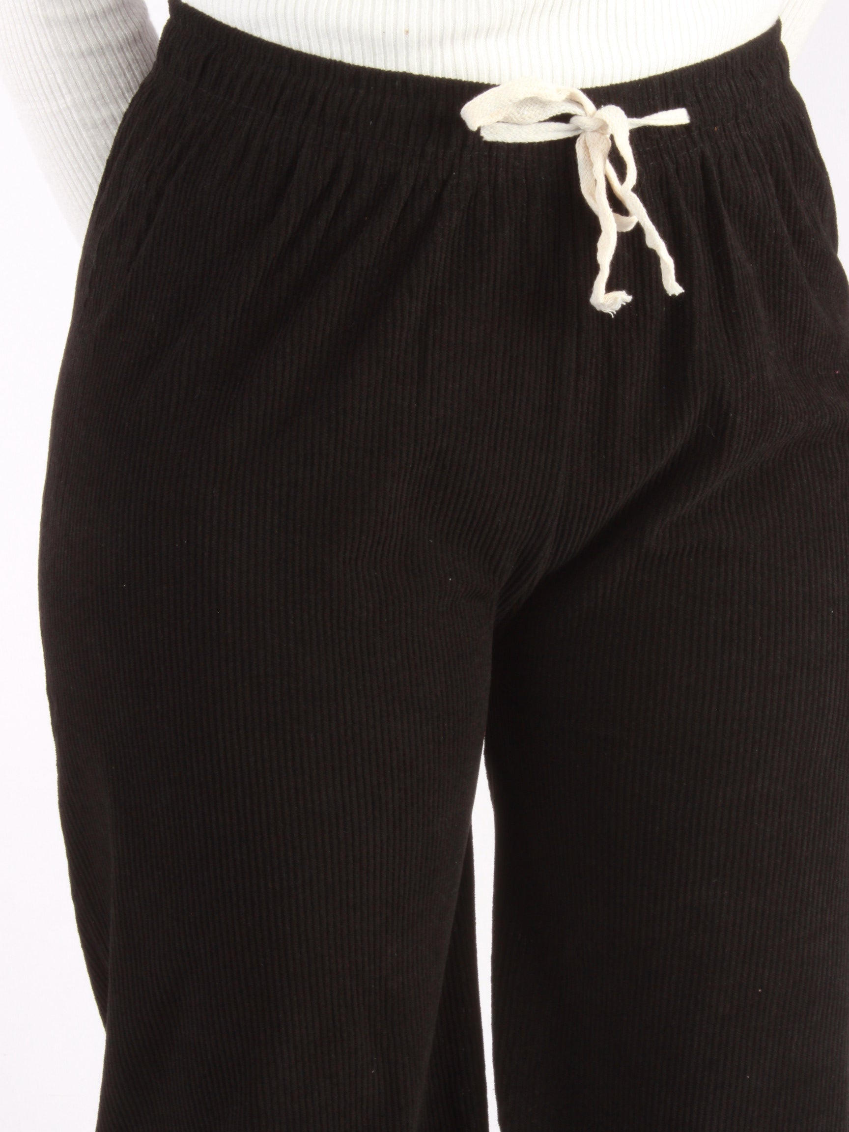 Velvet Wide Leg High Waist Trousers XD21