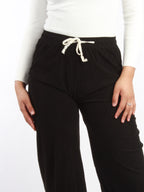 Velvet Wide Leg High Waist Trousers XD21