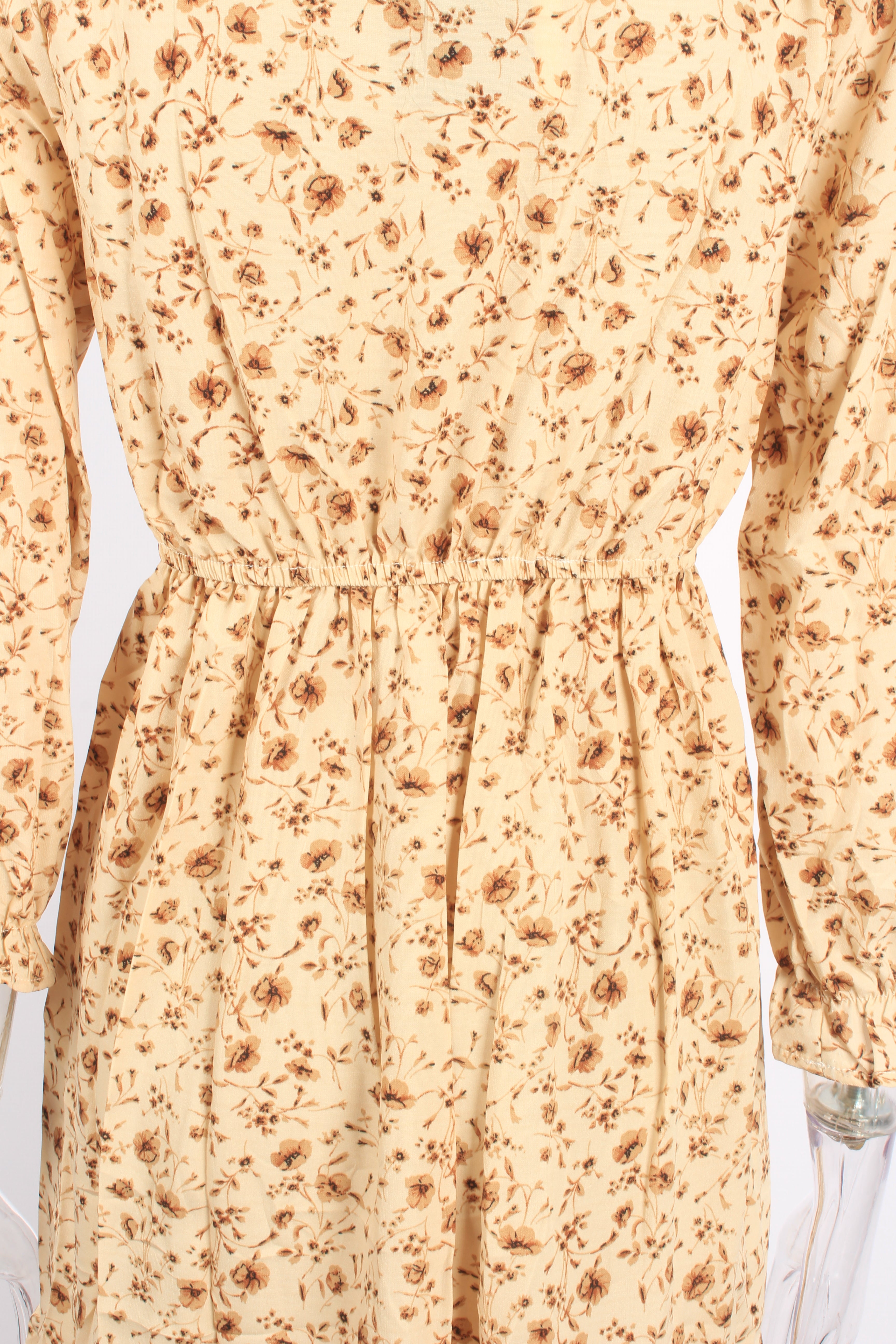 Vintage Floral Caual Shirt Dress XD21