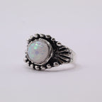 Vintage Opal Moon Ring XD21