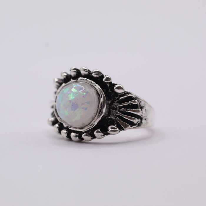Vintage Opal Moon Ring XD21