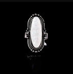 Vintage Opal Moon Ring XD21