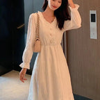 Vintage Puff Sleeve Dress XD21