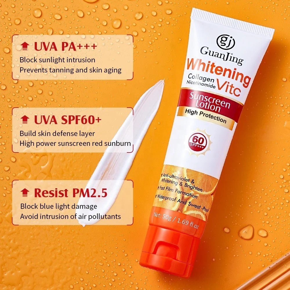Vitamin C & Collagen Sunscreen Lotion - Brightening & Firming SPF Protection