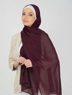 Lightweight Chiffon Scarf – Elegant, Airy & Versatile Accessory