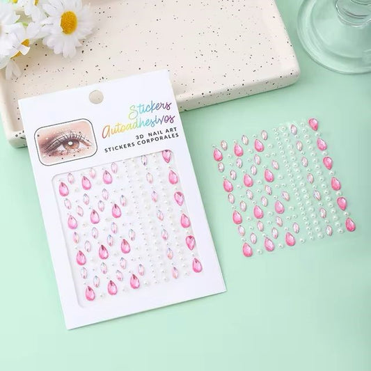 3D Face Jewels Stickers – Dazzling Designs for Every Occasion