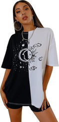 Sun and Moon T-Shirt – Cosmic Designs for a Bold Look