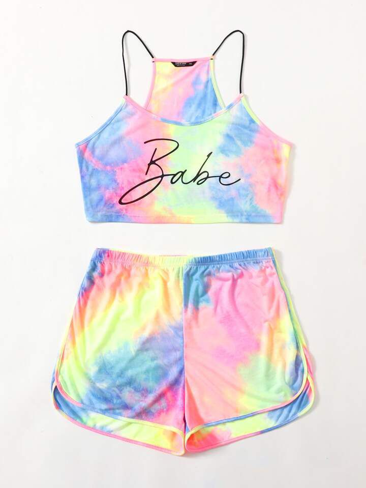 Sunset Pop Dream Tie-Dye Babe Set