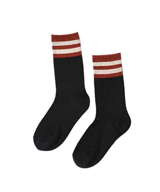 Top Striped Quarter Socks 3 Pairs Set
