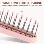 Portable Travel Folding Hair Brush & Comb - Compact & Lightweight