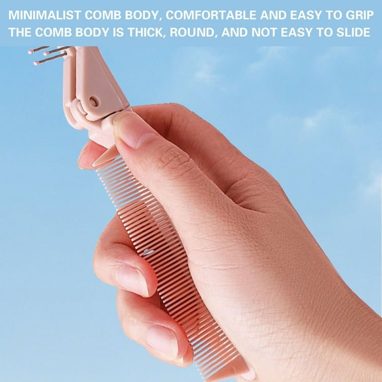 Portable Travel Folding Hair Brush & Comb Compact & Lightweight