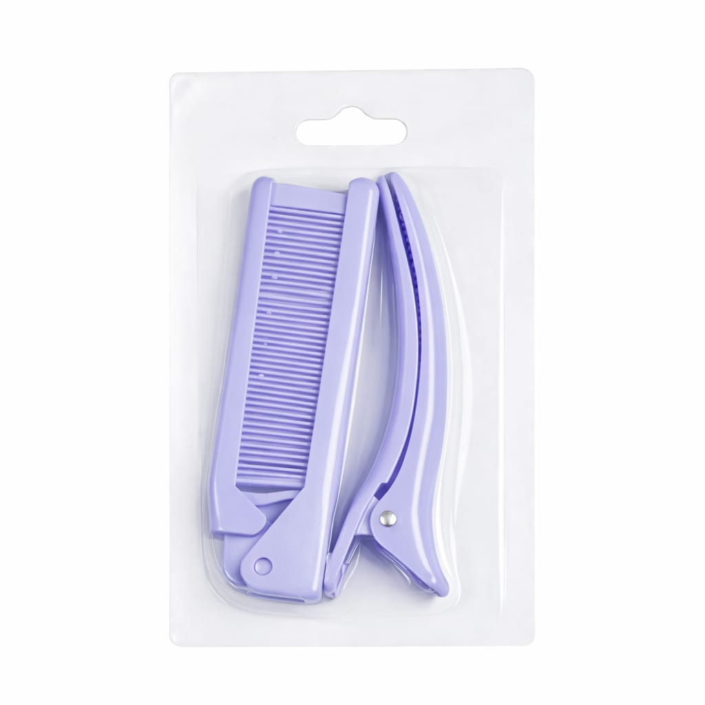 Portable Travel Folding Hair Brush & Comb Compact & Lightweight