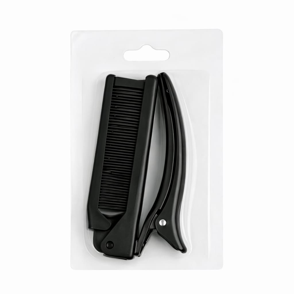 Portable Travel Folding Hair Brush & Comb - Compact & Lightweight