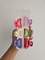 Medium Hair Claw Clips 6pc Set