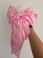 Large Rhinestone Hair Bow Clip 1pc