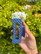 Quilted Matte Large Hair Claw Clip 1pc