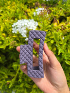 Quilted Matte Large Hair Claw Clip 1pc