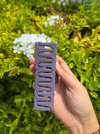 Quilted Matte Large Hair Claw Clip 1pc