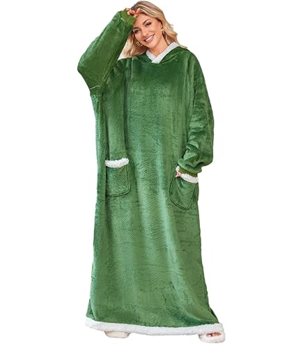 Women’s Oversized Hoodie Blanket Dress – Cozy Lounge Wear