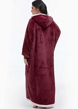 Women’s Oversized Hoodie Blanket Dress – Cozy Lounge Wear