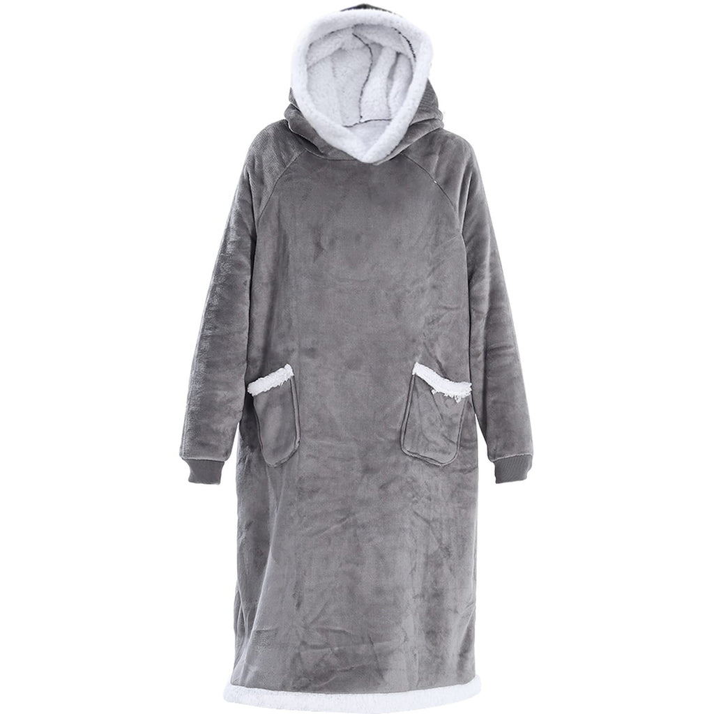 Women’s Oversized Hoodie Blanket Dress – Cozy Lounge Wear