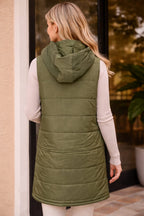 Women’s Hooded Quilted Puffer Vest