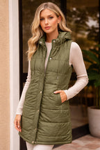 Women’s Hooded Quilted Puffer Vest