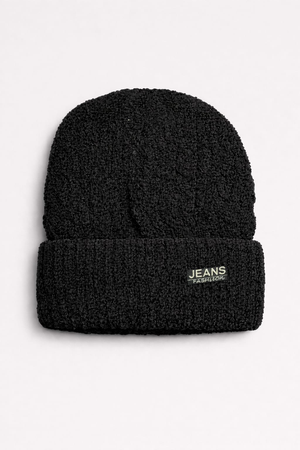 Unisex Ribbed Knit Beanie Hat