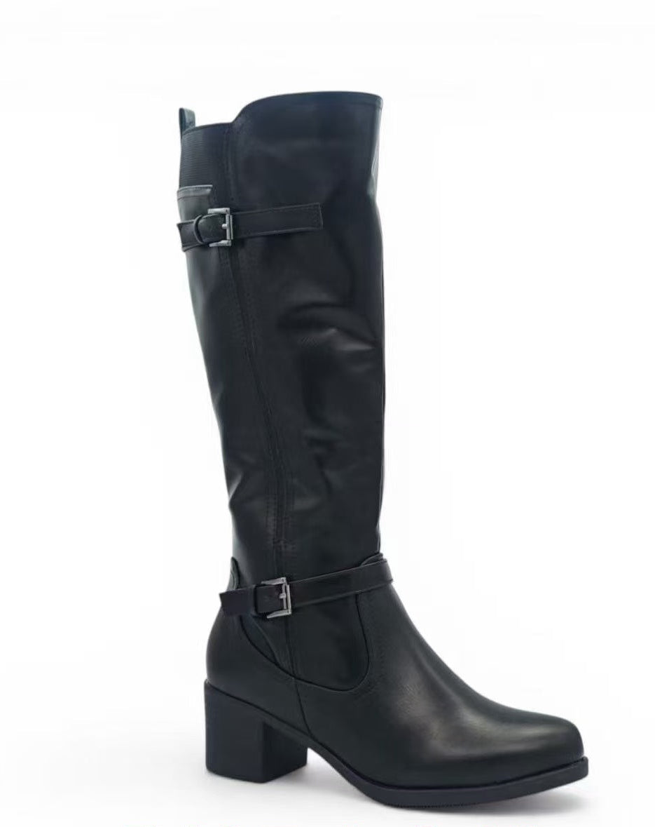 Velora Strap Knee-High Boots for Women