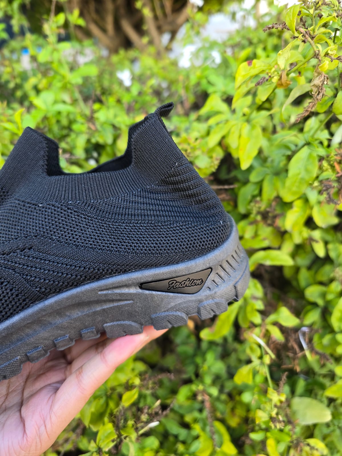 Black Slip-On Sneakers - Lightweight & Comfortable