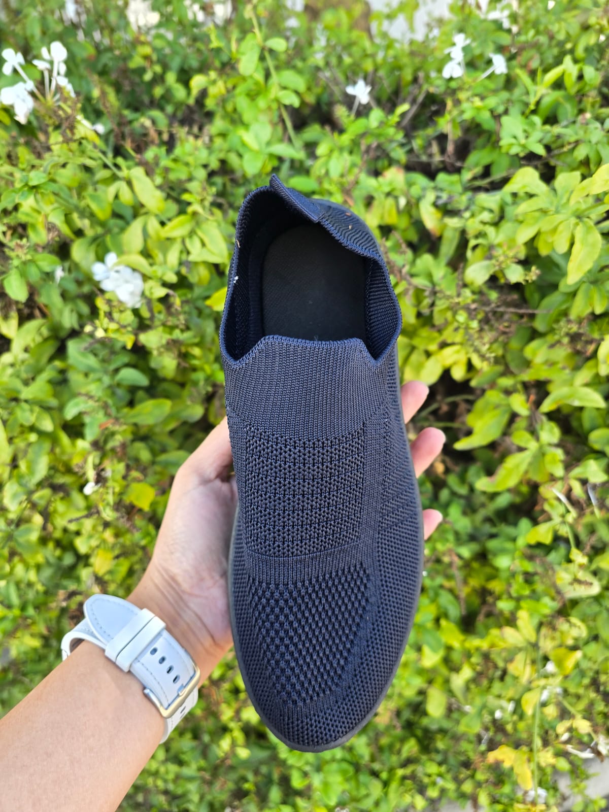 Black Slip-On Sneakers - Lightweight & Comfortable