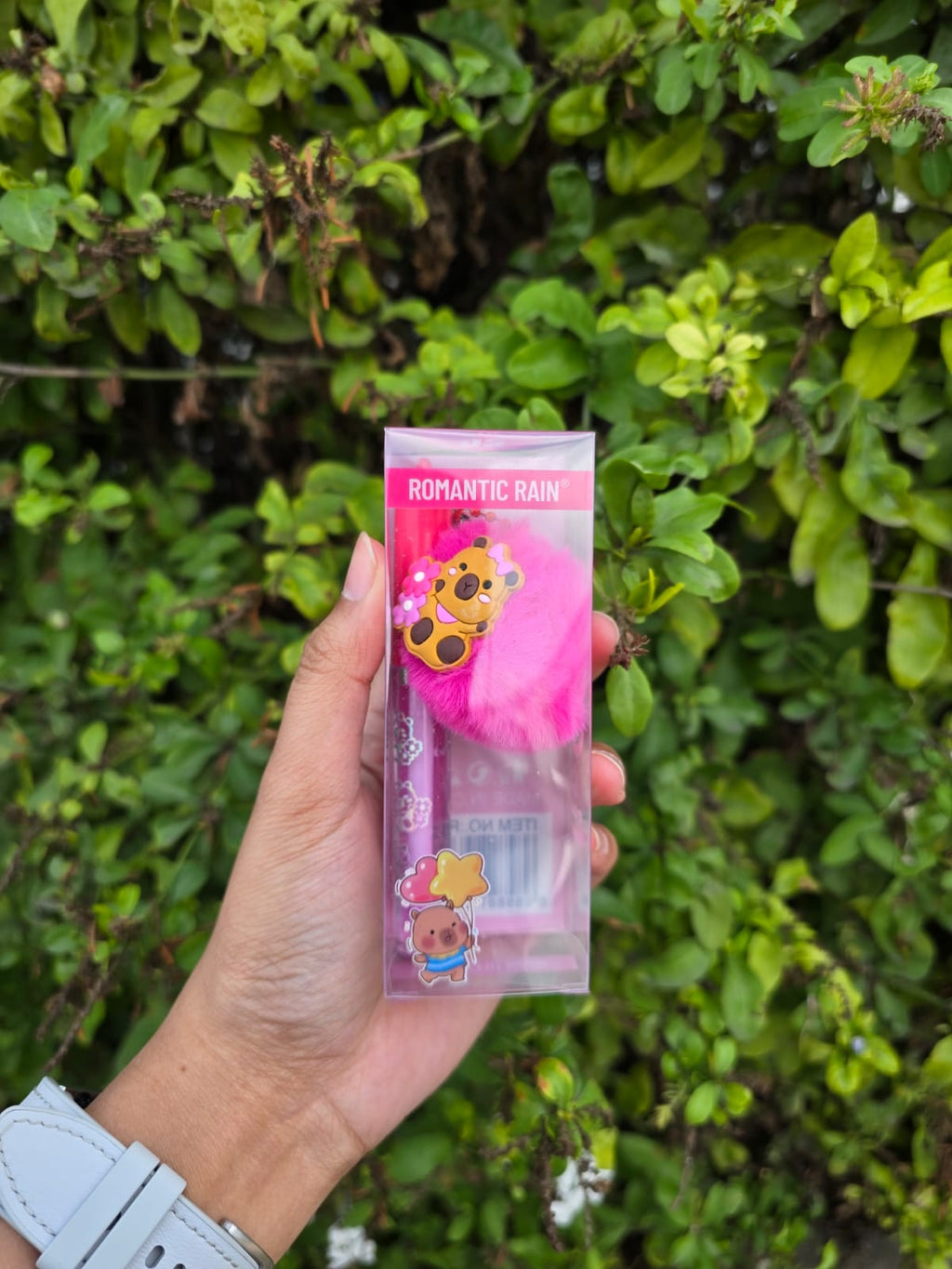 Romantic Rain Cute Fluffy Cartoon Pen Set