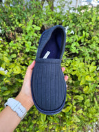 Navy Comfortable Morning House Shoes