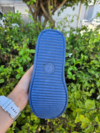 Navy Comfortable Morning House Shoes