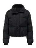 Women’s Cropped Puffer Winter Jacket