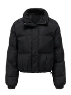 Women’s Cropped Puffer Winter Jacket