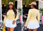 Women’s Minimalist Long Sleeve Casual Top