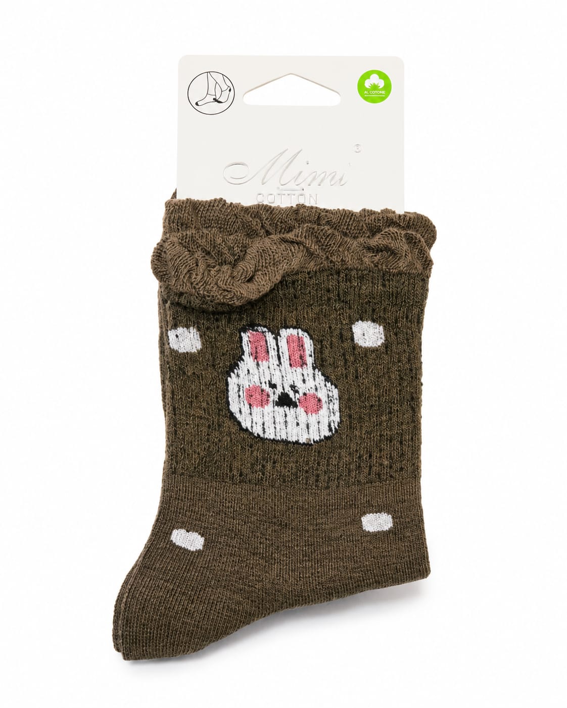 Frilled Bunny Character Crew Socks 2PC