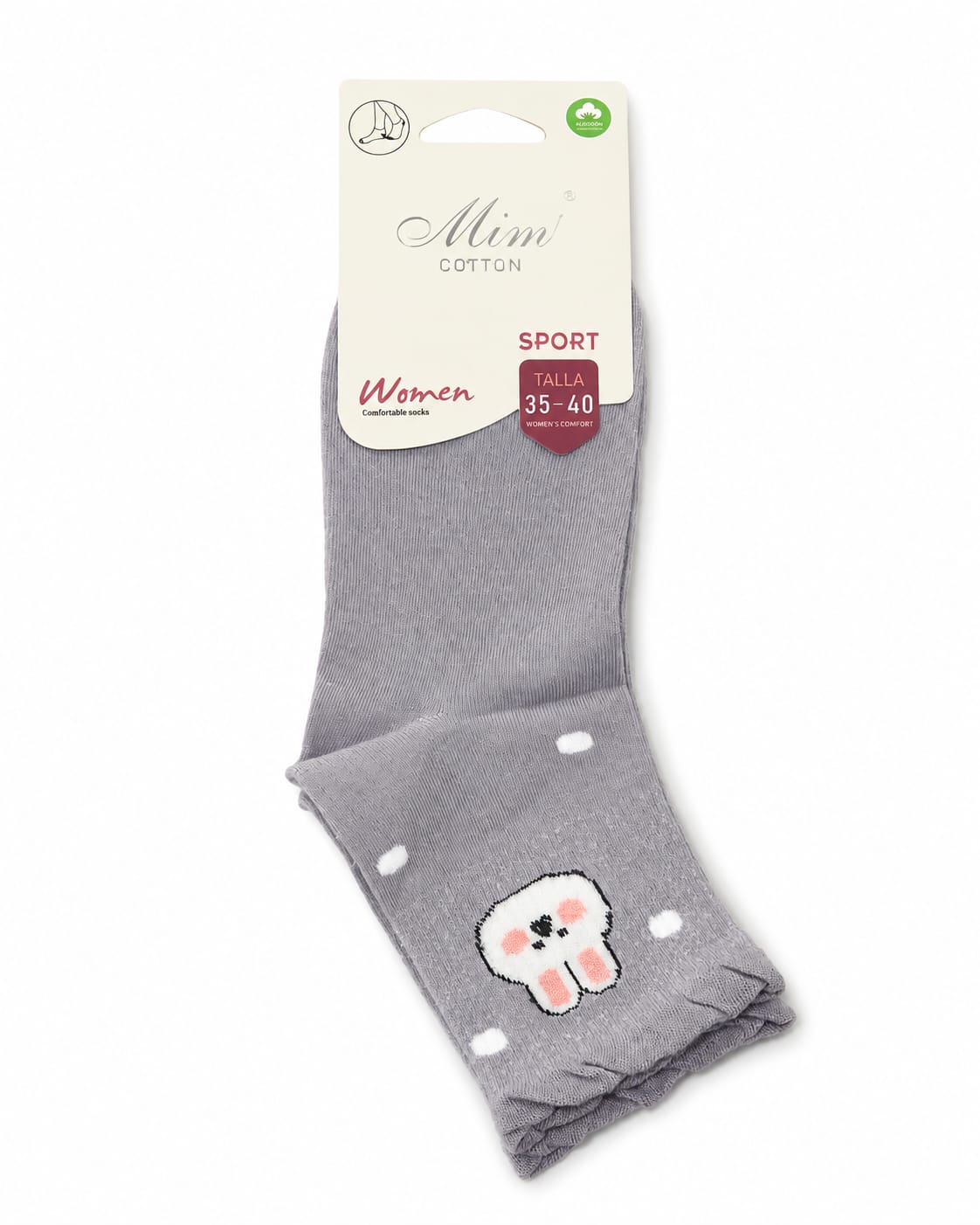 Frilled Bunny Character Crew Socks 2PC