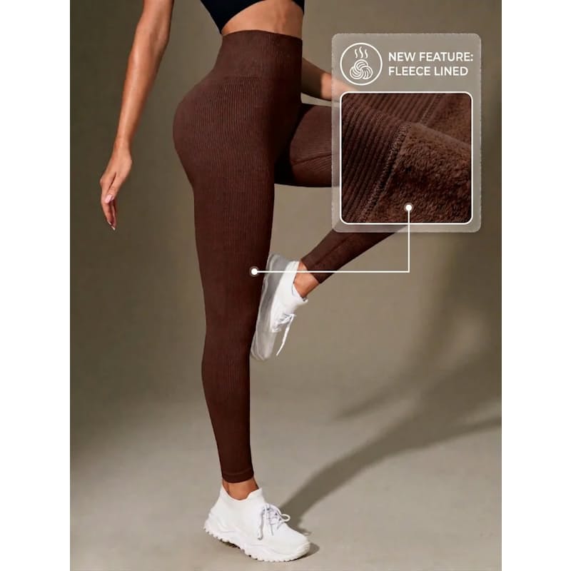 High-Waisted Thermal Lined Leggings