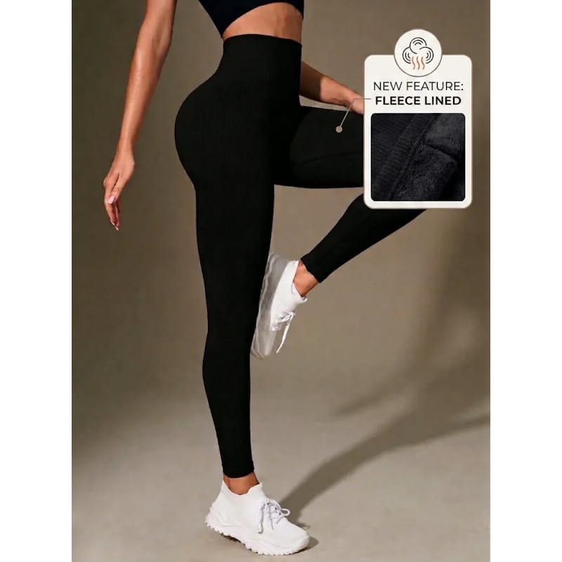 High-Waisted Thermal Lined Leggings