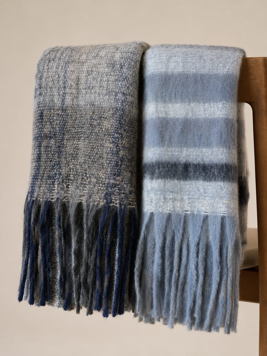 Colour Patterned Oversize Scarf