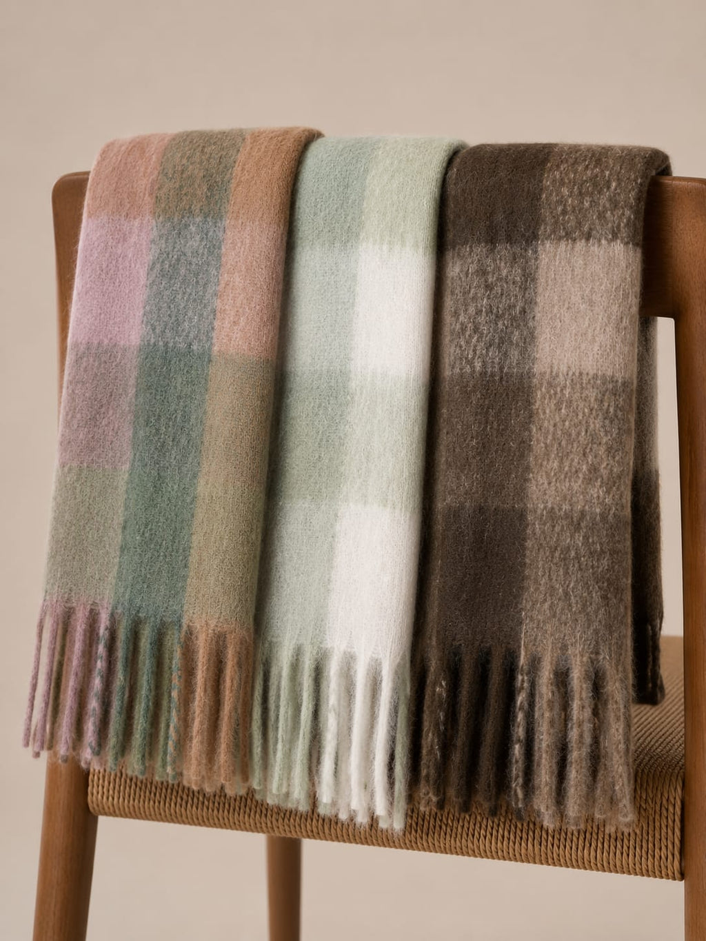 Colour Patterned Oversize Scarf