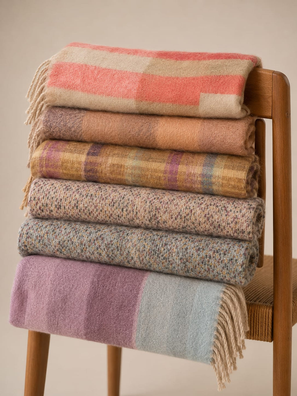 Colour Patterned Oversize Scarf