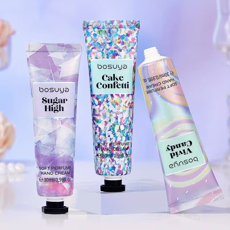 Bosuya Vivid Candy Perfumed Hand Cream 30ml - a set of 5 pieces
