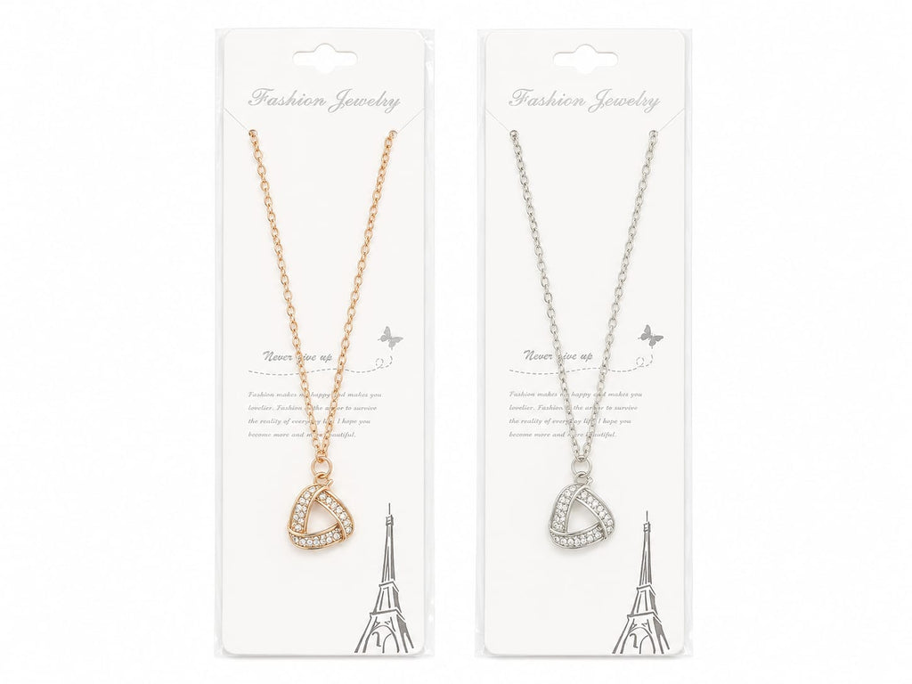 Women's Geometric Crystal Pendant Necklace