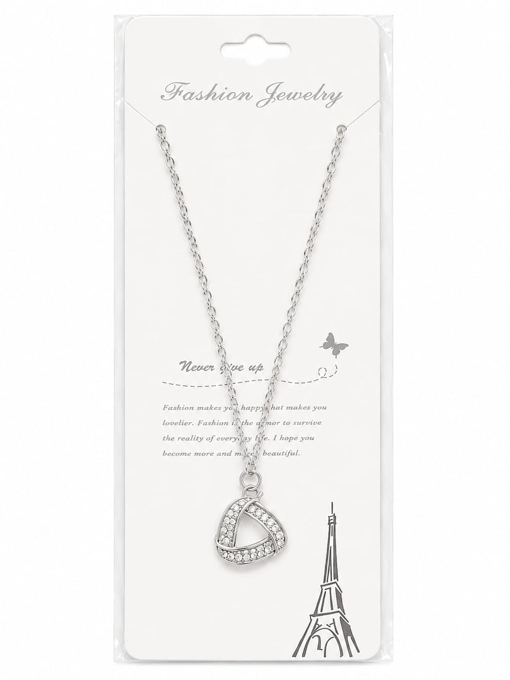 Women's Geometric Crystal Pendant Necklace